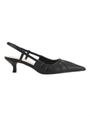 [VERALI] Lucius Slingback Kitten Heels in Black
