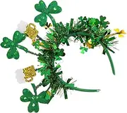 [Generic] St.Patrick's Day Headband,Green Saint Patrick's Day Irish Headwear Costume Accessories - St. Patrick's Day Costume Hair Accessories With Bowler Hat For All Ages