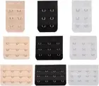 9Pcs Women Bra Extender 2/3/4 Hook Soft Elastic Strap for Comfortable Fit