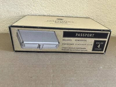 JC Newman Cigar Co. Craftsman’s Bench Travel Humidifier “Passport” Brand New