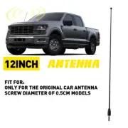 12" Car Short Black Antenna Mast AM/FM Radio Assy Replacement For NISSAN TITAN