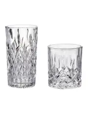 [Salt&Pepper] Bond Harding Tumbler Set 12 Piece in Clear