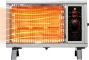 ETL Portable Radiant Heater, 1250W/1500W Indoor Space Heater, Rapid Heating with