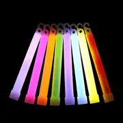 50 x 6 inches (15cm) Glow Sticks Non-toxic Fluorescence Light Outdoor Survival Kit