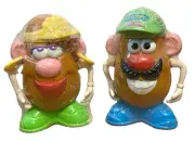 Vintage Kids Choice 1998 Mr & Mrs Potato Head Bath Bubbles Bath Toy Full New