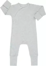 Bonds Baby Newbies Pointelle Cozysuit, New Grey Marle, 00000 (Premature)