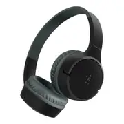 Belkin SoundForm Mini Wireless Headphones for Kids - Black Volume Limited & Water Resistant - Up to 30 Hours Battery Life - 2 Years Warranty [AUD002btBK]