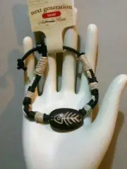 NEXT GENERATION AUTHENTIC BONE Fish Bone HEMP Bracelet