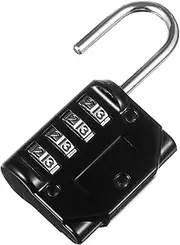 KALLORY Alloy Material Small Combination Lock Secure Password Padlock for Luggage Security