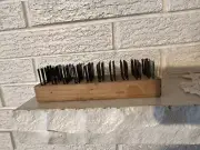 Blacksmith's Scratch Brush, Carbon Steel, 1" length flat wire