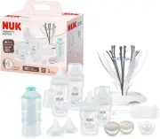 NUK Perfect Match Starter Set | 0+ Months | 4 X anti Colic Baby Bottles, Dumm...