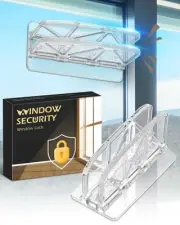 Sliding Door Lock Window Locks - 2 Pack Sliding Glass Door Lock for Child Saf...