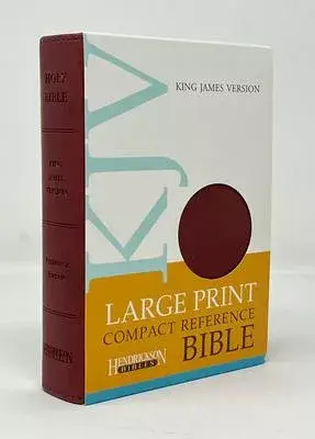 KJV Large-Print Compact Reference Bible, Bonded Leather, Burgundy (Bonded Leather)