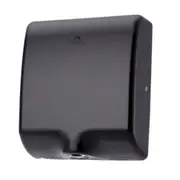 Dolphy Tornado 1000W Touchless Automatic Hand Dryer - Wall Mount, Stainless Steel, Black Finish