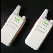 2pcs WLN KD-C1 walkie talkie UHF 400-470mhz 16CH mini handheld Portable Radio