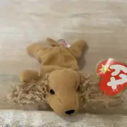 “Spunky The Cocker Spaniel” McDonalds 1999 ty Teenie Beanie # 4 Tag Errors
