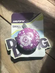Huffy Premium Bicycle Bell Ding Dong, Purple & White Floral, New