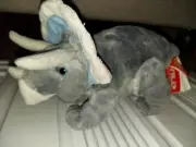 NWT Wild Republic Triceratops Dinosaur Dino Plush Stuffed Animal Toy