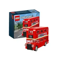 在飛比找momo購物網優惠-【LEGO 樂高】積木 迷你倫敦雙層巴士 Mini Lond