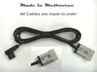 Waeco Fridge Power Lead 12V 2.5M Right Angle to 50A Anderson Plug 10 Amp Cable