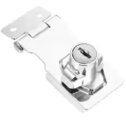 Cabinet Door Lock Hasp Latch for File Cabinets Shed Hardware Baby