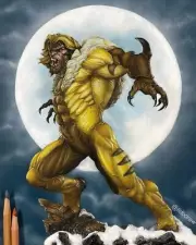 Sabretooth X-MEN Original Art