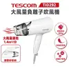 【跨店最高22%回饋】【現貨免運】TESCOM TID292TW 負離子 吹風機 大風量 輕巧便攜 原廠公司貨 一年保固 吹風機 TID960TW