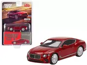 1/64 TSM MINI GT Bentley Continental GT Speed 2022 Diecast Candy Red MGT00420