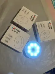 Motion Sensor LED Night Light Battery recharge Indoor Closet Cabinet Wall 2 Pack