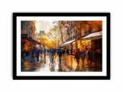 paris Street Wall Art print Framed Art