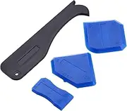 4 Pieces Silicone Caulking Tool Set Sealant Finishing Tool Grout Scraper Caulking Removal Tool for Kitchen Bathroom Floor Sink Joint Sealant Sealing, Reuse and Replace