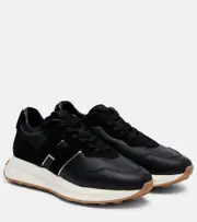 [Hogan] Hogan H641 suede and leather sneakers AU 11 black