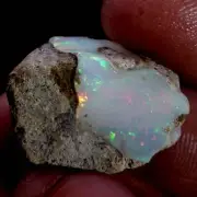 16.50Ct Original AAA+ Ethiopian "Play-Of-Color" Fire Opal Rough Natural Gemstone