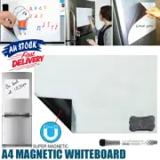 A4 Marker Office Magnetic Soft Whiteboard Home Memo Fridge Message Board