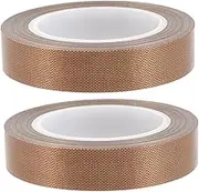 COSMEVIVI Vacuum Seal Tape PTFE 2 Rolls 10m High Temp Insulation Wear Resistant for Sealer Machines and Food Storage