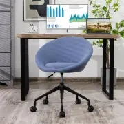 CostwayArmless Desk Chairs with Curved Backrest for Office