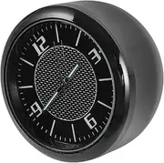 Vaguelly Vehicle Mini Clock Durable Glow Dark Car Interior Clock Precise Display for Automotive Dashboard Desk Bedside Use Compact Design