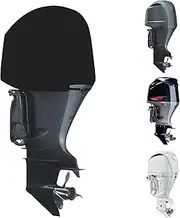 Outboard Motor Cover Compatible with 2015-2022 Yamaha F150 F175 F200, Waterproof Heavy Duty 600D Oxford with Cotton Lining Fade Resistant Boat Engine Hood Cowling Cover