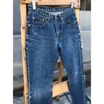 W25 中低腰牛仔褲 LEVIS 二手 531 二手牛仔褲 LEVI’S 直筒褲 刷紋款 2001年製