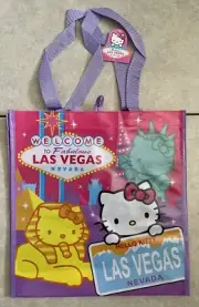 LAS VEGAS HELLO KITTY REUSABLE SHOPPING TOTE BEACH BAG LICENSE RARE SANRIO