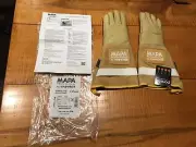 NEW Snow Mobile Gloves Leather WATERPROOF Sub Zero Cold Cryolite Size 8M PORELLE