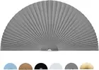 Jlong Arch Half Circle Window Shade Pleated Blinds No Tools Light Filtering Plea