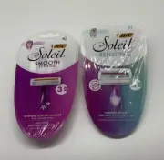 BIC Soleil Sensitive 3 Ct And Smooth Scented 4 Ct Disposable Razors 2 Packs