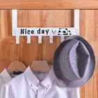 No Punch Over Door Hook Hanger Universal Wall Hanger Hook New Coat Rack