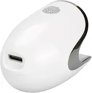 Healeved Mini Nail Dryer Lamp White Gold Trim 6w Nail Polish Dryer Machine Handheld Nail Art Light for Home Use
