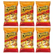 911255 6 x 226.8g BAG CHEETOS FLAMIN' HOT CRUNCHY CHEESE FLAVORED SNACKS CHIPS