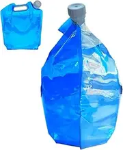 Blue Ice Packs, Leakproof Dry Freezer Packs with Spigot, Longlasting Ice Bags, PVC Water Bag, Large Capacity Ice Bath Bags, Folding Water Storage Bags, Reusable Ice Bags for Camping Hiking Drinks