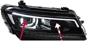 Car Styling Headlights Compatible With Tiguan L 2017 2018 LED Headlight DRL Head Lamp Led Projector Automotive Accessories