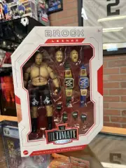 Brock Lesnar WWE Ultimate Edition Series 15 Mattel Sealed Raw & Smackdown Belts