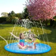 67inch Sprinkle Splash Play Mat for Kids Toddlers Inflatable Outdoor Water Pool